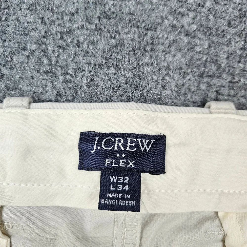 J.Crew Flex Skinny Chino Pants Mens 32x34 Stone Beige AN792 New